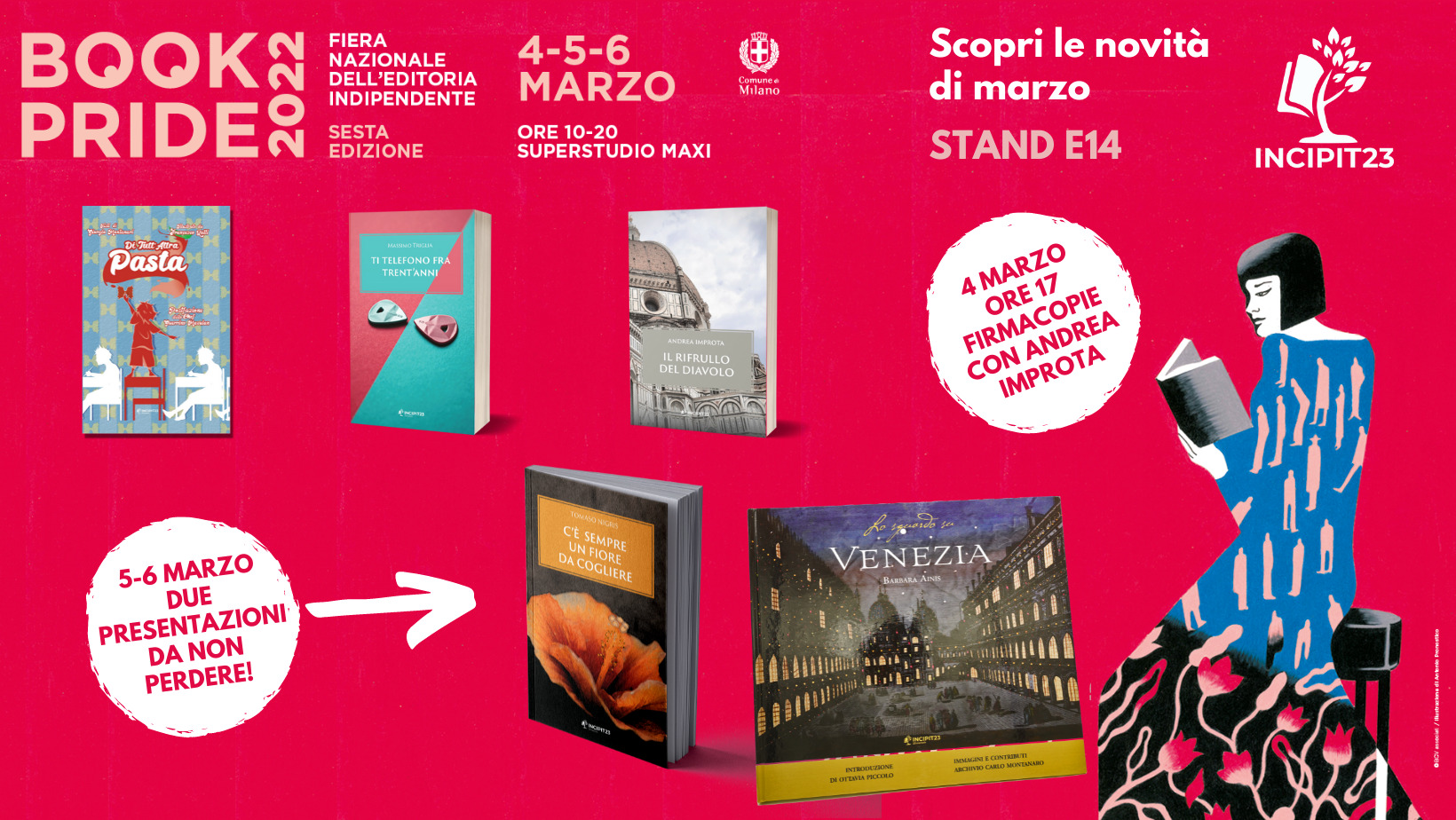 Book Pride 2022: doppia presentazione per Incipit23